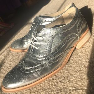 🕸Silver Oxford Dress Shoes🕸